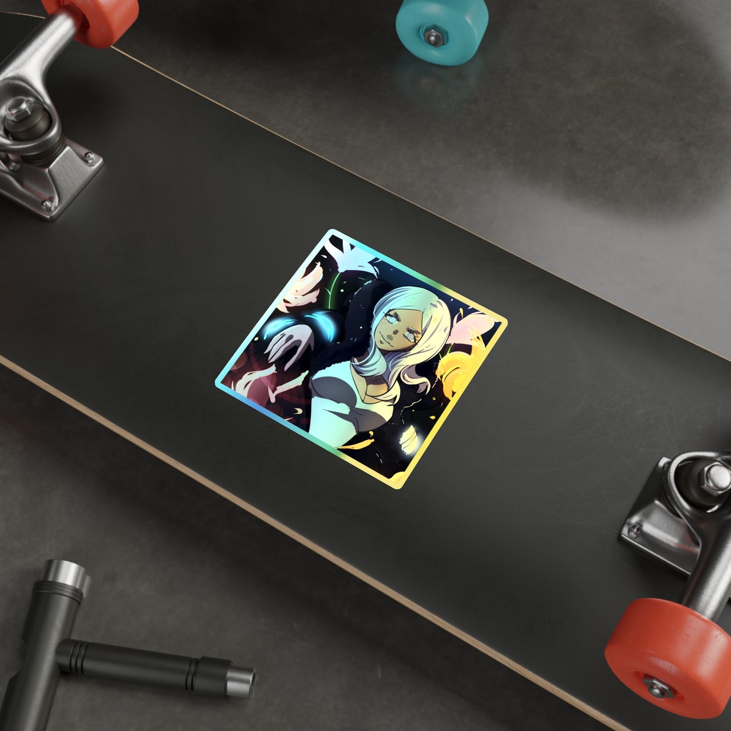 Fire Force Hibana Holographic Stickers