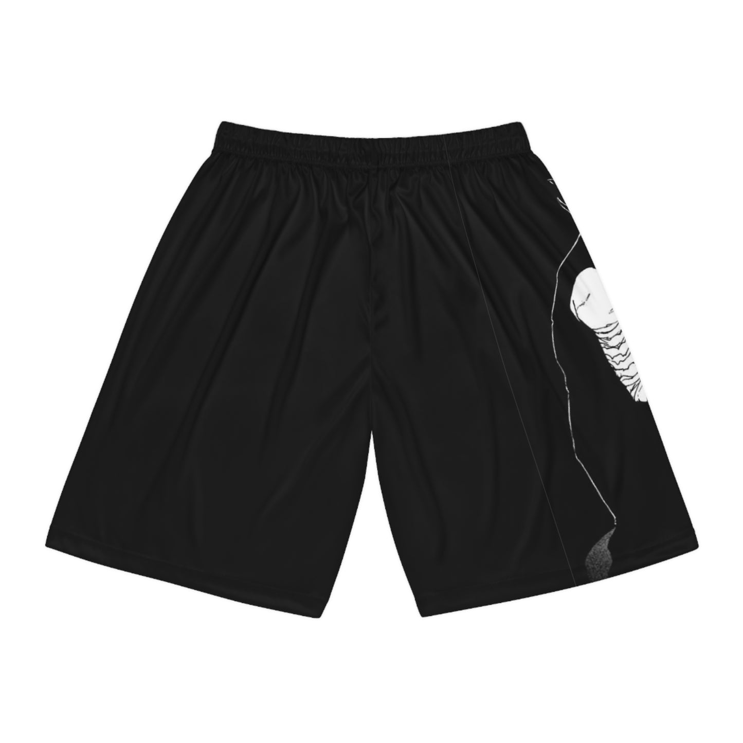 Hiei YYH Manga Style Basketball Shorts Unisex