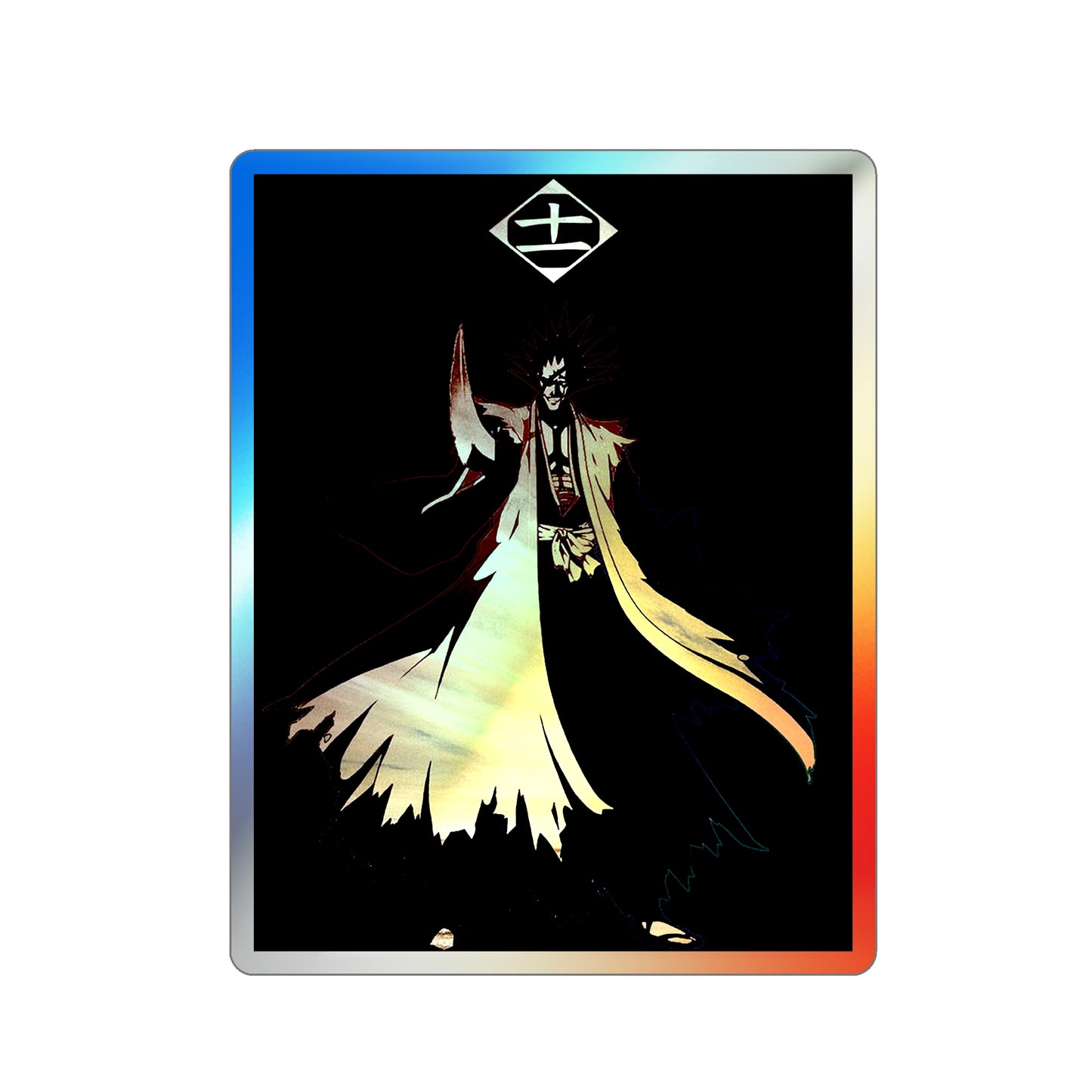 Kenpaci Zaraki Holographic Sticker