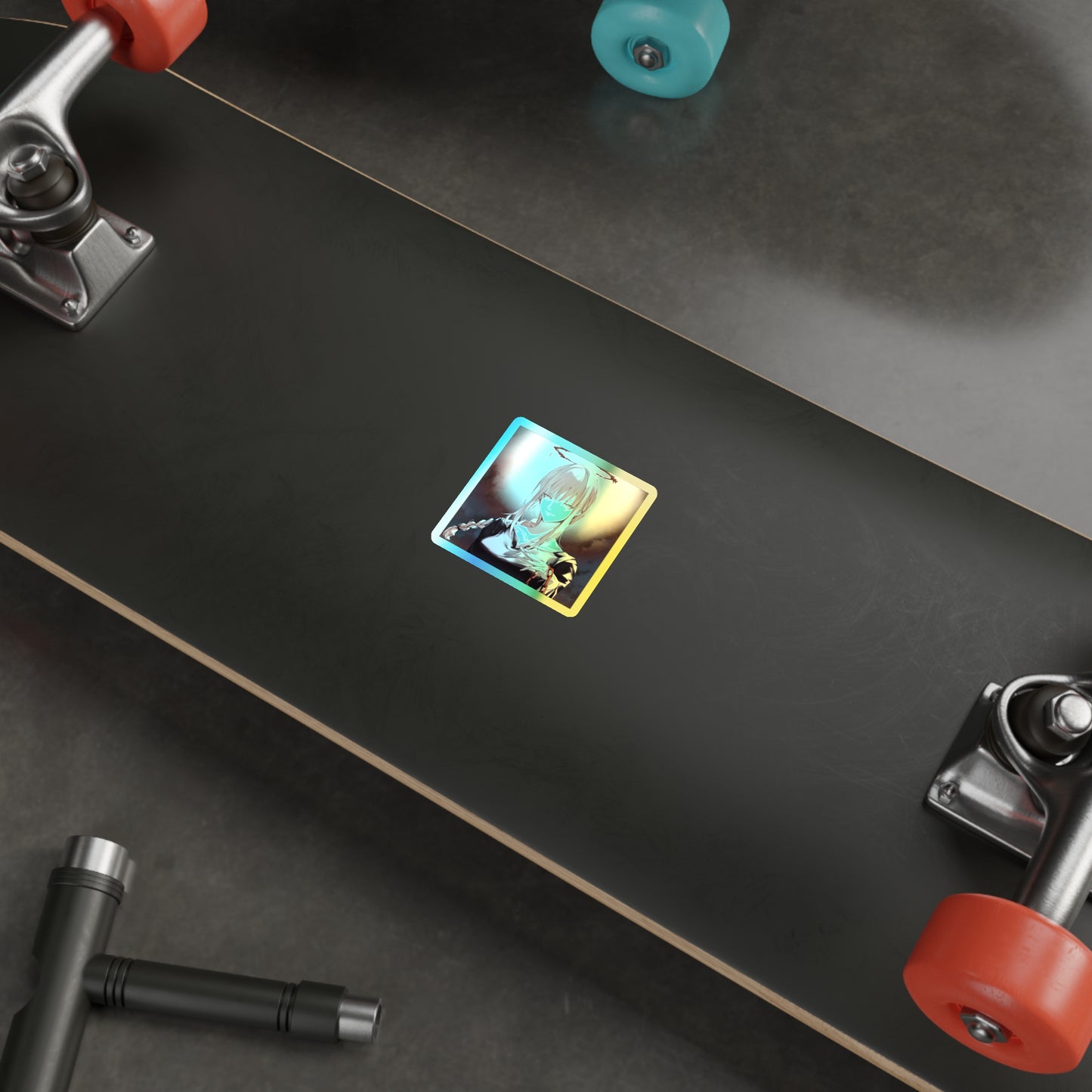 Holographic Makima Sticker
