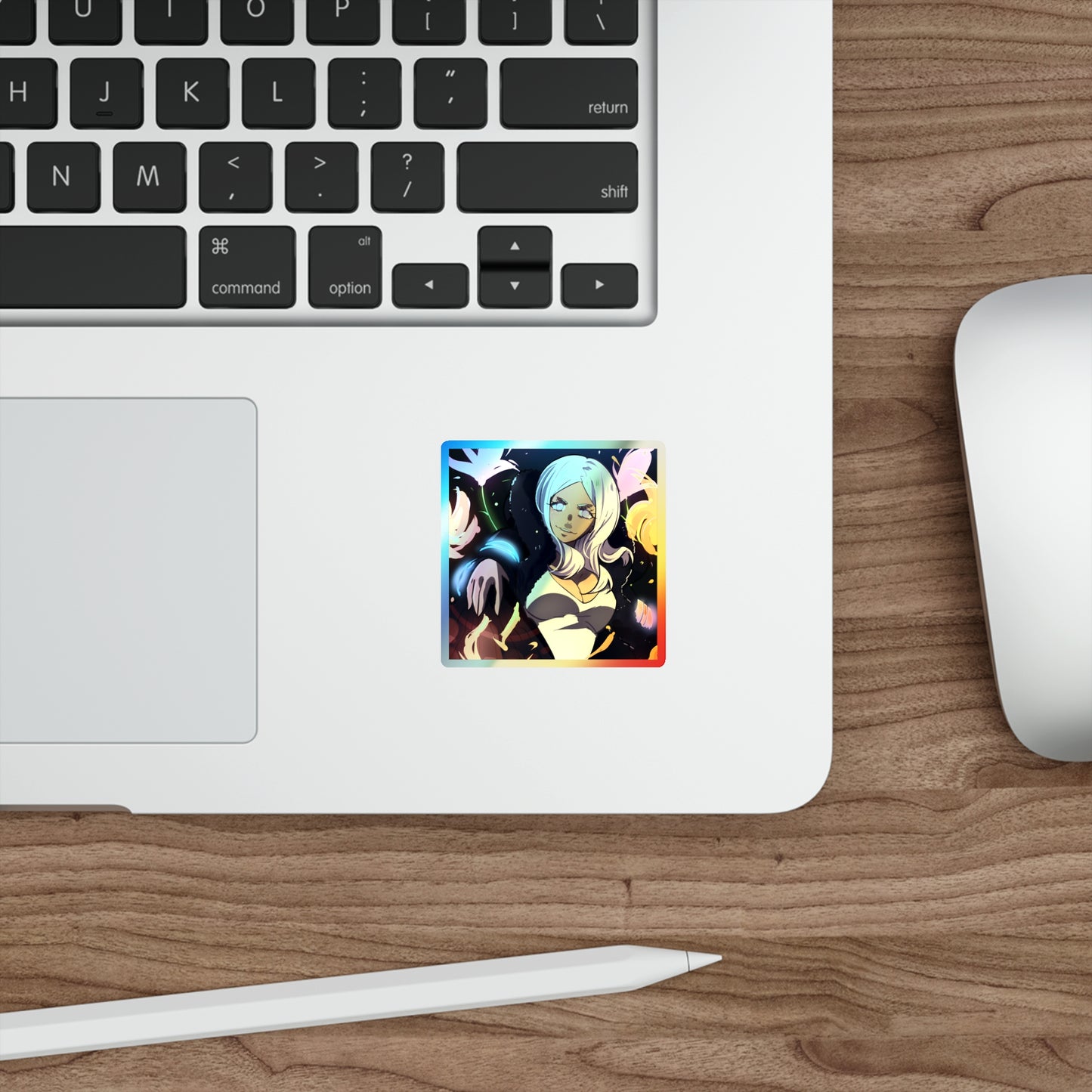 Fire Force Hibana Holographic Stickers