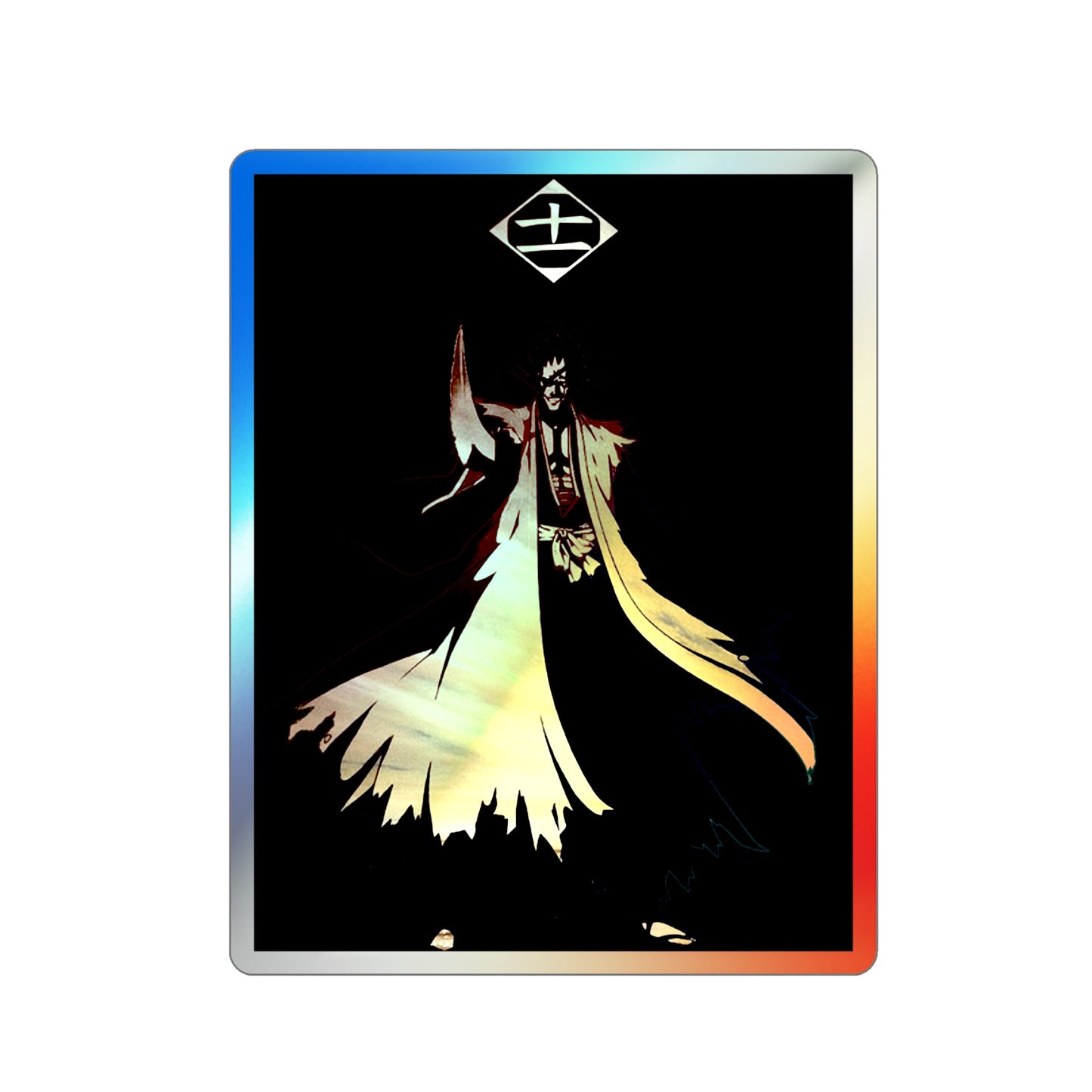 Kenpaci Zaraki Holographic Sticker