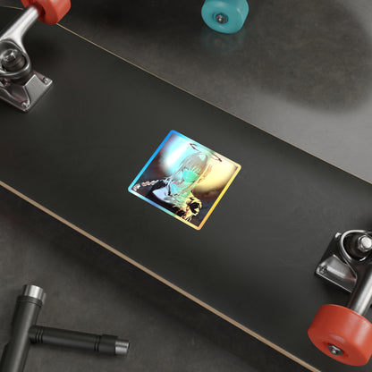 Holographic Makima Sticker