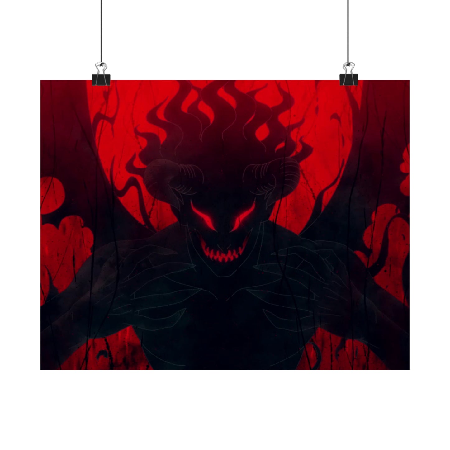 Asta's Inner Demon "Black Clover Anime Poster"