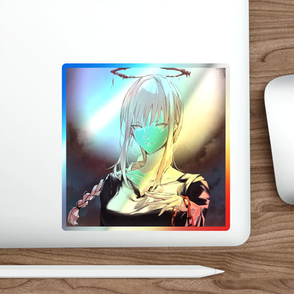 Holographic Makima Sticker