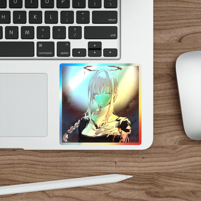 Holographic Makima Sticker