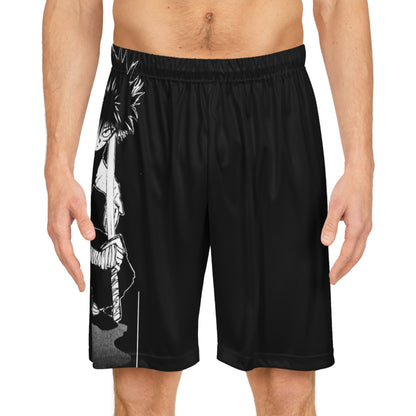 Hiei YYH Manga Style Basketball Shorts Unisex