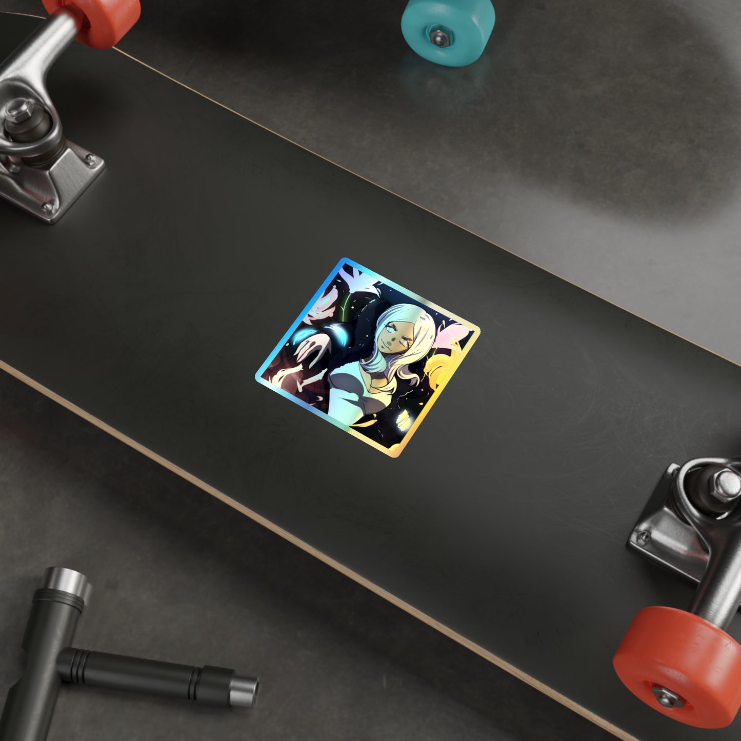 Fire Force Hibana Holographic Stickers