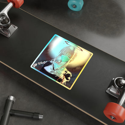 Holographic Makima Sticker
