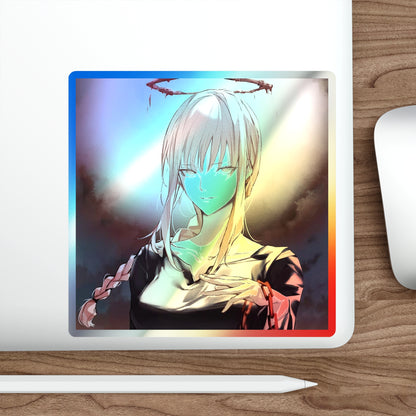 Holographic Makima Sticker