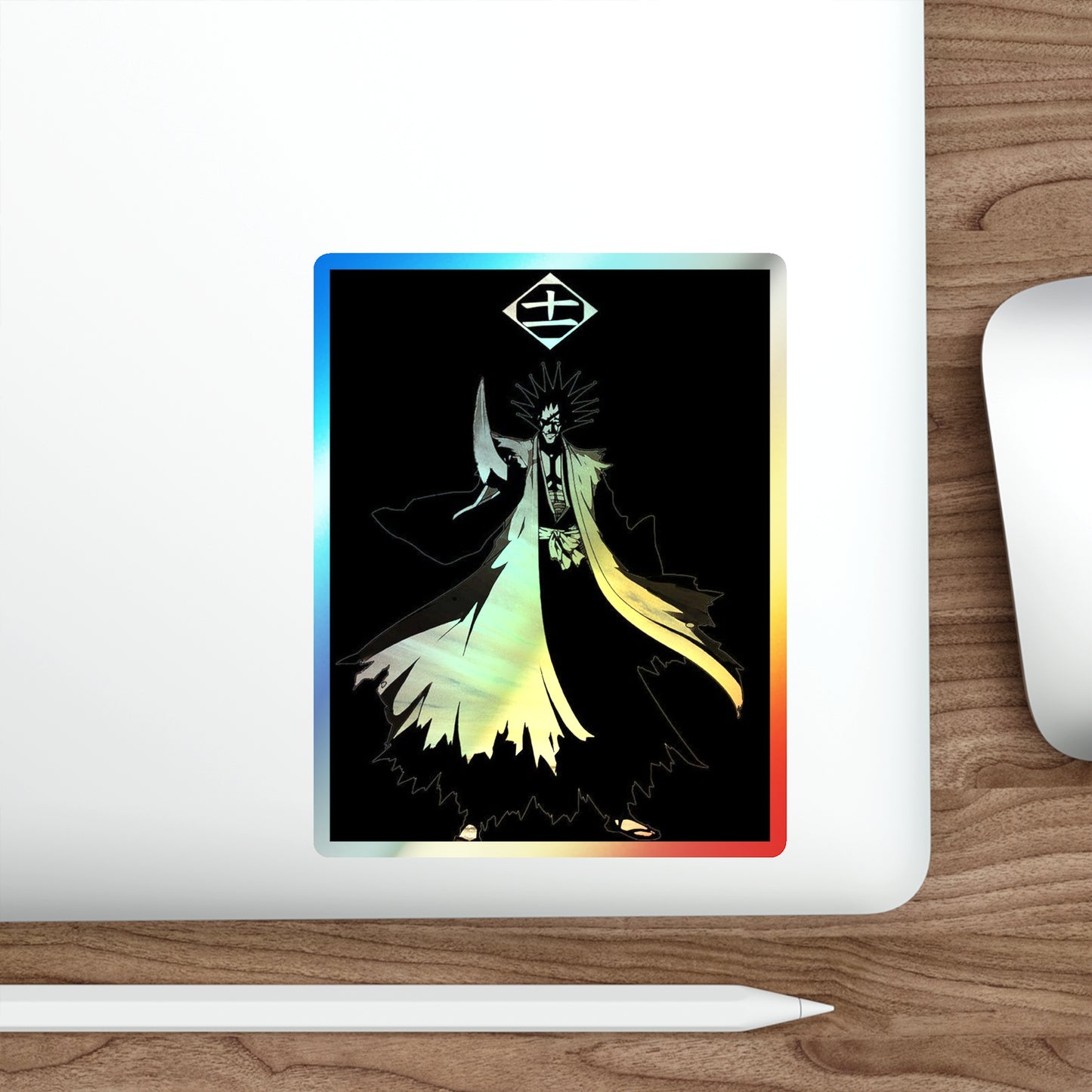 Kenpaci Zaraki Holographic Sticker