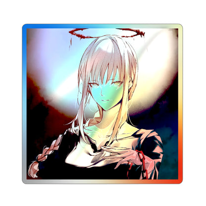 Holographic Makima Sticker